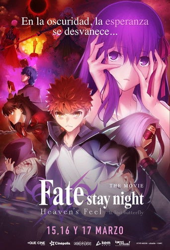 Fate/stay night: Heaven's Feel - II. Mariposa Perdida poster