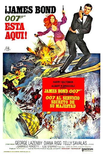 007 al servicio secreto de su Majestad poster