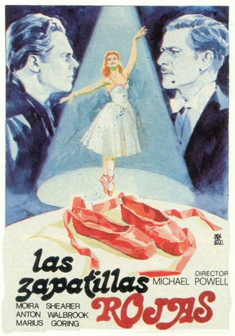 Las zapatillas rojas poster