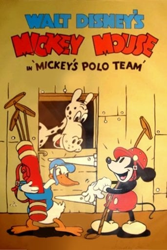 El equipo de polo de Mickey poster