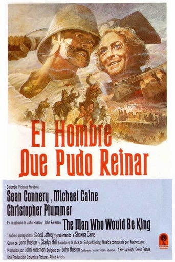 El hombre que pudo reinar poster