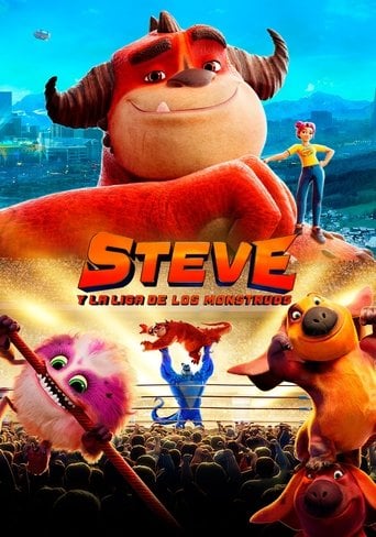 Steve y la liga de los monstruos poster