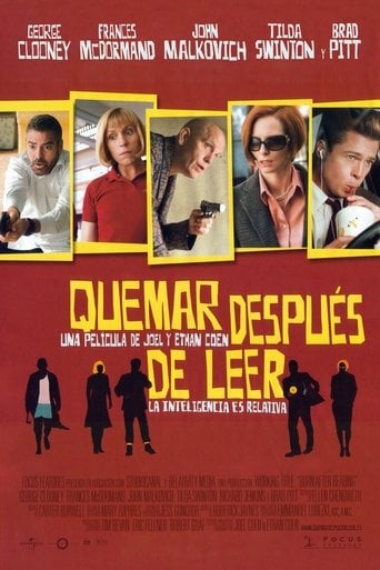 Quemar después de leer poster
