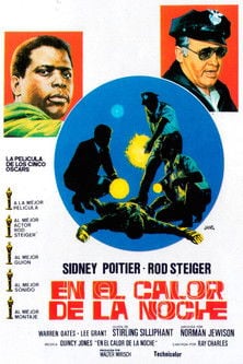 En el calor de la noche poster