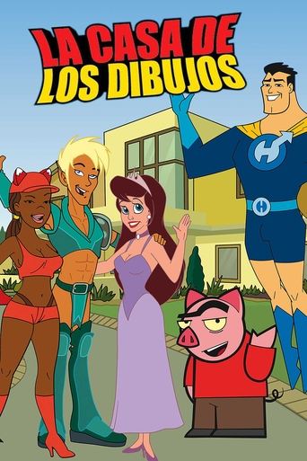 La casa de los dibujos poster