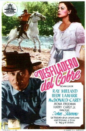 El desfiladero del cobre poster
