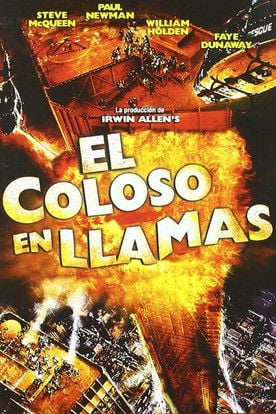 El coloso en llamas poster
