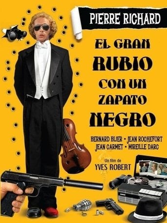 El gran rubio con un zapato negro poster