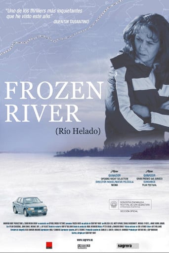 Río helado poster