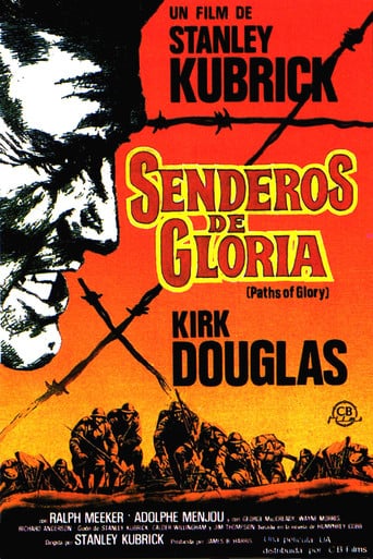 Senderos de gloria poster