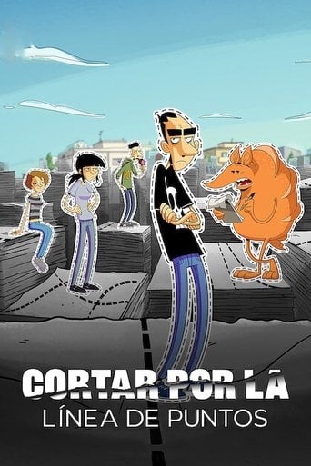 Cortar por la línea de puntos poster