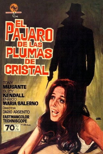 El pájaro de las plumas de cristal poster