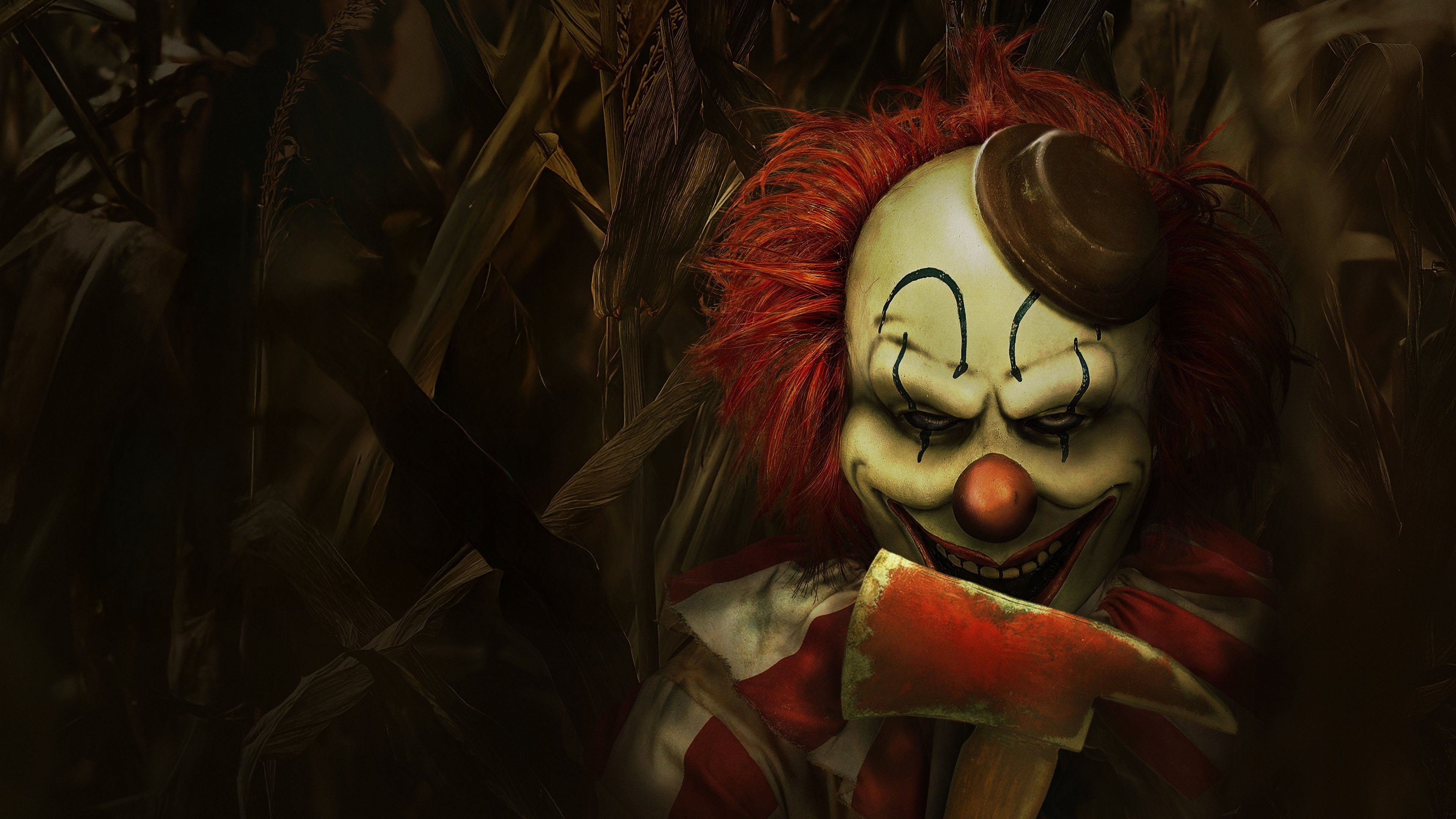 Clown in a Cornfield