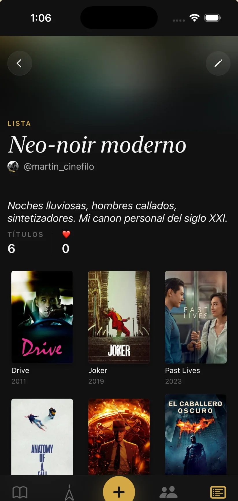 Cinalis: una lista personal de películas neo-noir